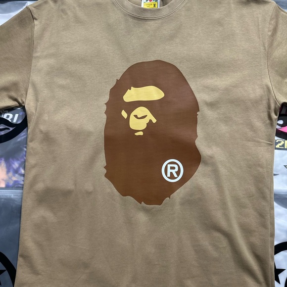 BAPE Big Ape Head Tee “Beige” - Picture 3 of 6